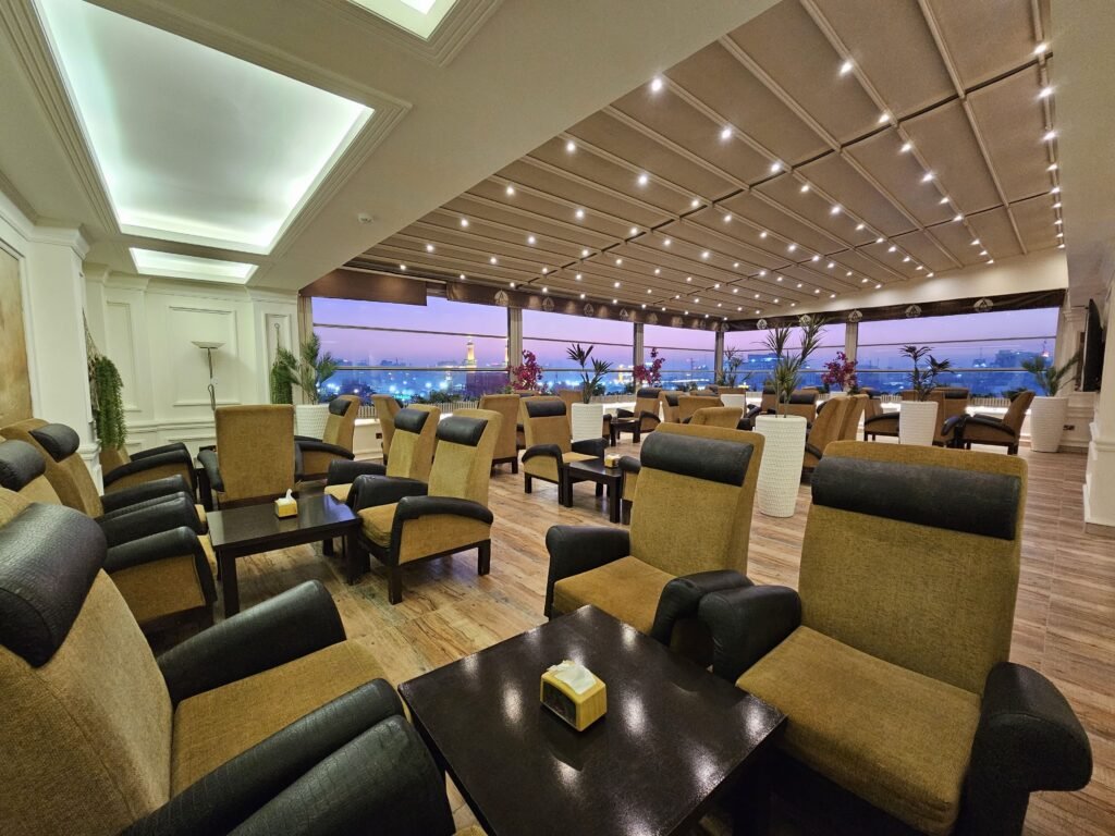 Rooftop coffee lounge