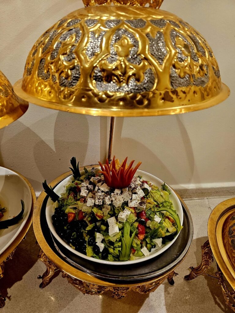 Food at Jannat Al Hussein Hotel