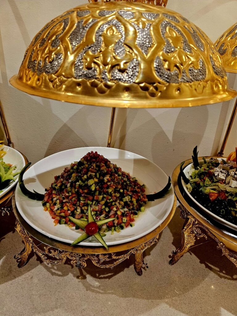 Food at Jannat Al Hussein Hotel